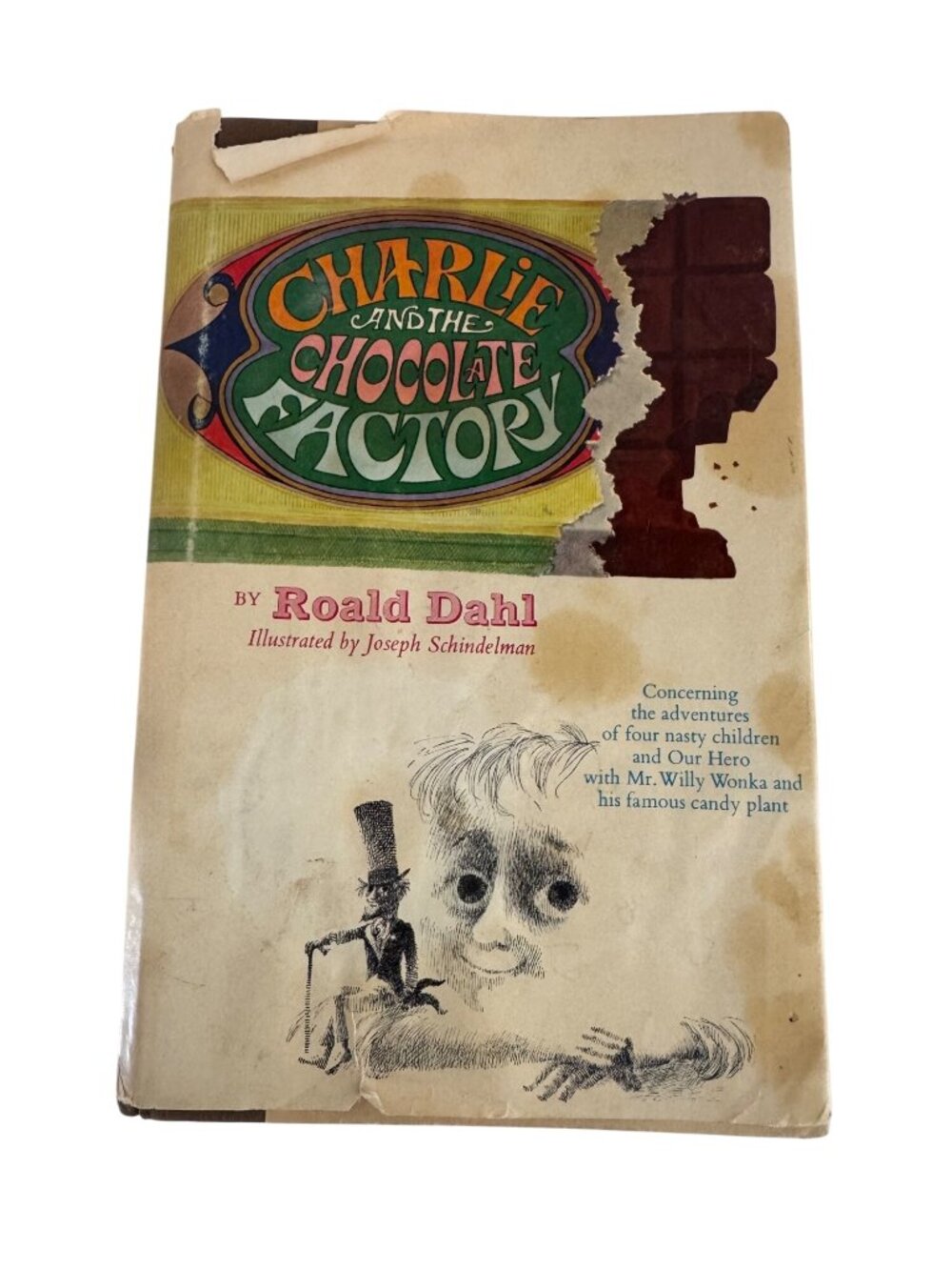 Charlie And The Chocolate Factory By Roald Dahl 1973 Edition Hardcover With Dust